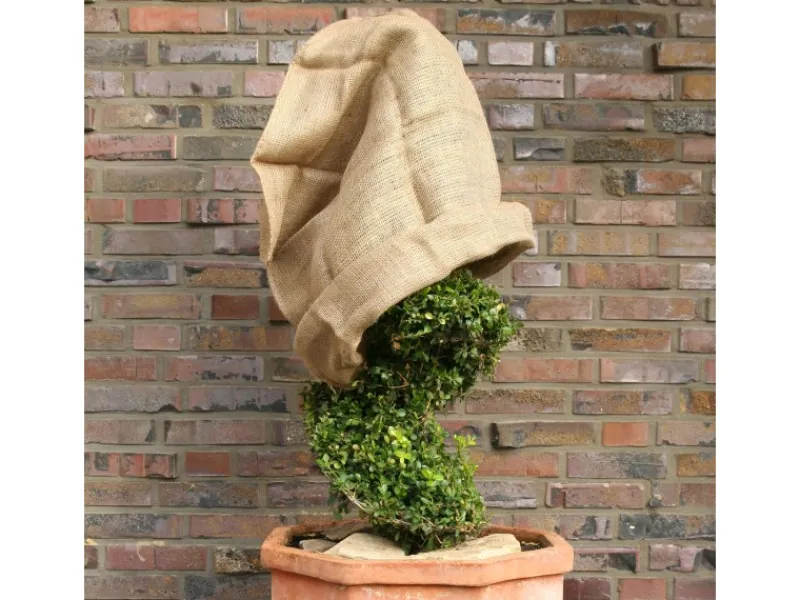 Videx Garden Töpfe<Winterschutz Jutesack Natur im Duo-Pack 60 cm x 80 cm