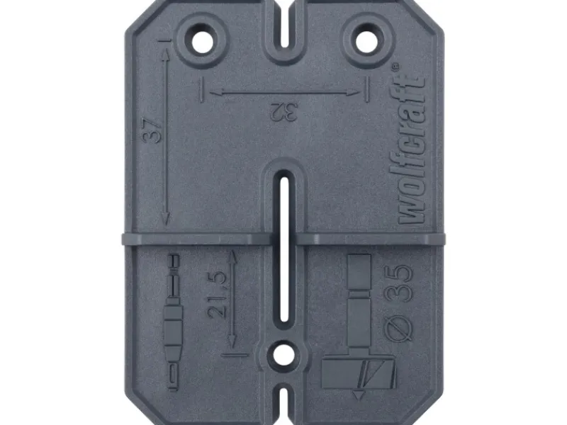 wolfcraft Scharnierloch-Set, Ø 35 mm 5-teilig< Küchenschränke