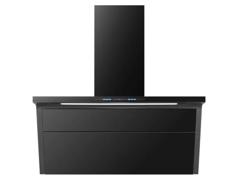 Best Wolkenstein Dunstabzugshaube WS55-90A++GCB Schwarz