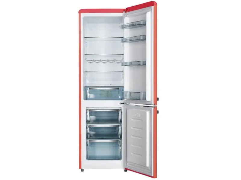 Kühlschränke<Wolkenstein Kühl-Gefrierkombination KG250.4RT FR Feuer Glänzend