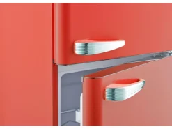 Kühlschränke<Wolkenstein Kühl-Gefrierkombination KG250.4RT FR Feuer Glänzend