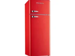 Wolkenstein Retro-Kühl-Gefrierkombination GK212.4RT Feuer EEK: E< Kühlschränke