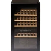 Wolkenstein Weintemperierschrank WTS49DW Schwarz EEK: G< Kühlschränke|Gefrierschränke
