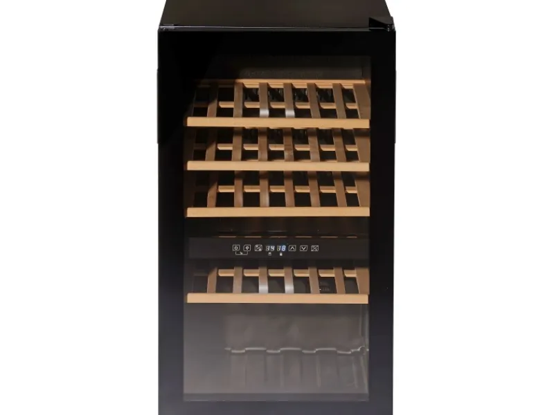 Wolkenstein Weintemperierschrank WTS49DW Schwarz EEK: G< Kühlschränke|Gefrierschränke