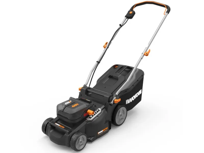 Worx Einhebelmischer<Akku-Rasenmäher 2-in-1 WG737E Nitro 40 V