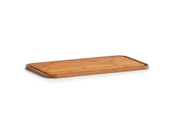 Zeller Brotkasten mit Bambusdeckel 30,5 cm x 18 cm x 12,5 cm Matt< Vorratsbehälter