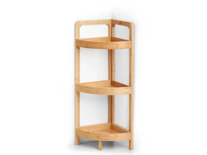 Zeller Eckregal Bambus 85 cm x 29 cm x 29 cm< Küchenregale