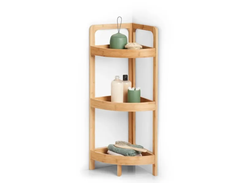 Zeller Eckregal Bambus 85 cm x 29 cm x 29 cm< Küchenregale