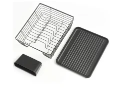 Zeller Geschirrabtropfständer Metall/Kunststoff 14,5 cm x 30,5 x 37 cm Schwarz< Abtropfgestelle