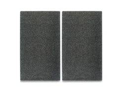 Zeller Schneidebretter<Herdabdeck-/Schneideplatten-Set Granit-Optik 2-teilig Anthrazit