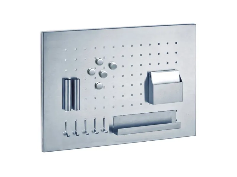 Sale Zeller Memoboard mit Utensilien 50 cm x 35 cm x 1,5 cm Edelstahl