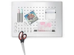 Sale Zeller Memoboard mit Utensilien 50 cm x 35 cm x 1,5 cm Edelstahl