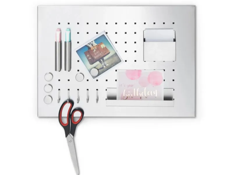 Sale Zeller Memoboard mit Utensilien 50 cm x 35 cm x 1,5 cm Edelstahl