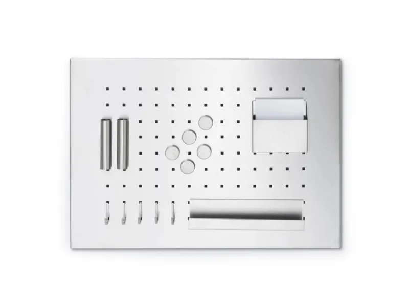 Sale Zeller Memoboard mit Utensilien 50 cm x 35 cm x 1,5 cm Edelstahl