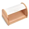 Zeller Küchenhelfer<Rollbrotkasten Buche 21 cm x 25 cm x 39 cm Weiß