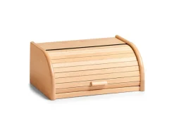 Clearance Zeller Rollbrotkasten Buche 18 cm x 28,2 cm x 39 cm Natur