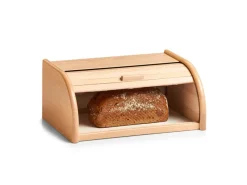 Clearance Zeller Rollbrotkasten Buche 18 cm x 28,2 cm x 39 cm Natur