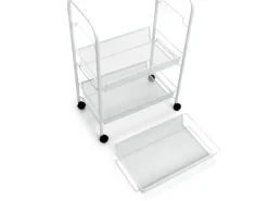 Zeller Servierwagen<Rollwagen Mesh 62,5 cm x 26 cm x 44 cm