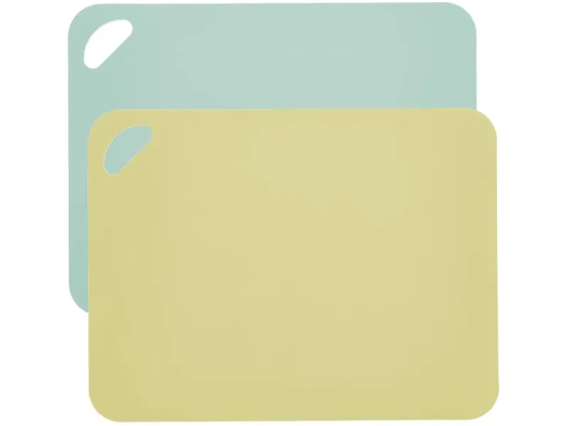 Zeller Schneidematten-Set Kunststoff 2-teilig 29 cm x 38 cm /Mint< Schneidebretter