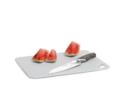 Zeller Schneidebretter<Schneidematten-Set Kunststoff 2-teilig 29 cm x 38 cm Anthrazit/Grau