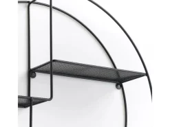 Online Zeller Wandregal Metall 55 cm x 12 cm Schwarz