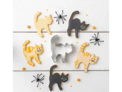 Küchenhelfer<Zenker Ausstecher Katze 9,5 cm x 7,9 cm x 2,6 cm Silber