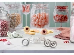 Zenker Patisserie Küchenhelfer<Zenker Ausstecher-Set Linzer Herz und Stern Silber 3-teilig