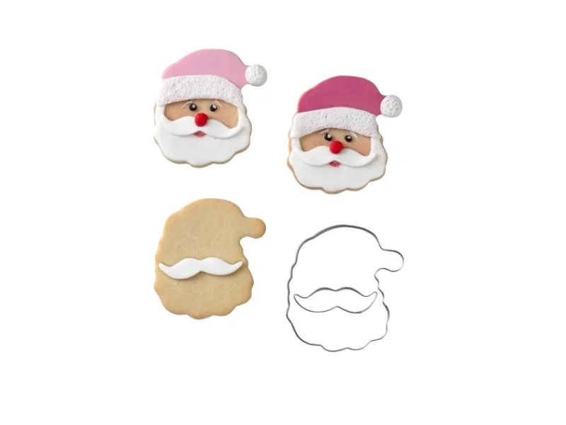 Zenker Patisserie Zenker Ausstecher-Set Santa Silber 2-teilig< Küchenhelfer