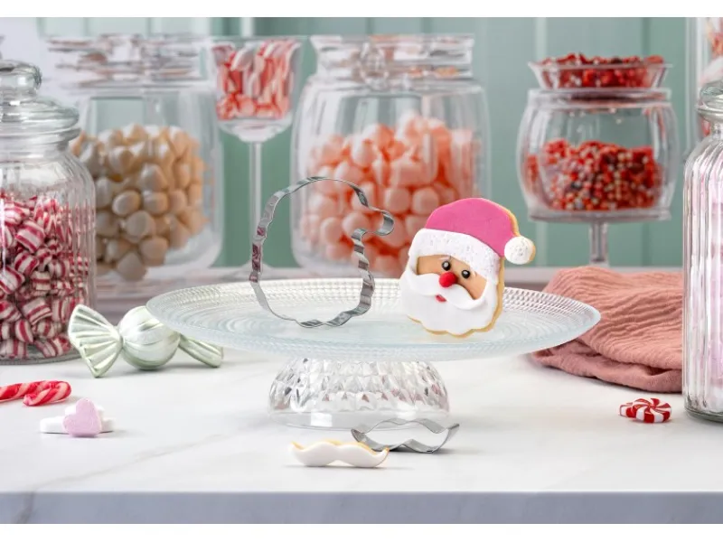 Zenker Patisserie Zenker Ausstecher-Set Santa Silber 2-teilig< Küchenhelfer