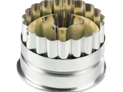 Clearance Zenker Ausstechförmchen Linzer Inox Creme 4-tlg.