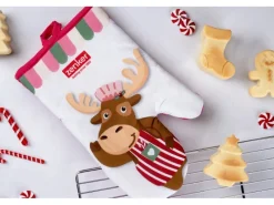 Zenker Patisserie Zenker Backhandschuh Elch-Motiv Mehrfarbig