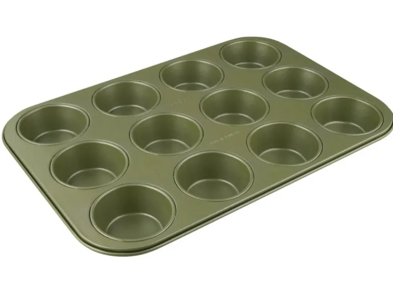 Küchenhelfer<Zenker 12er Muffinform Green Vision 38,5 cm x 26,5 cm x 3 cm
