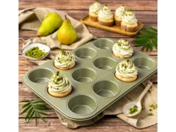 Küchenhelfer<Zenker 12er Muffinform Green Vision 38,5 cm x 26,5 cm x 3 cm