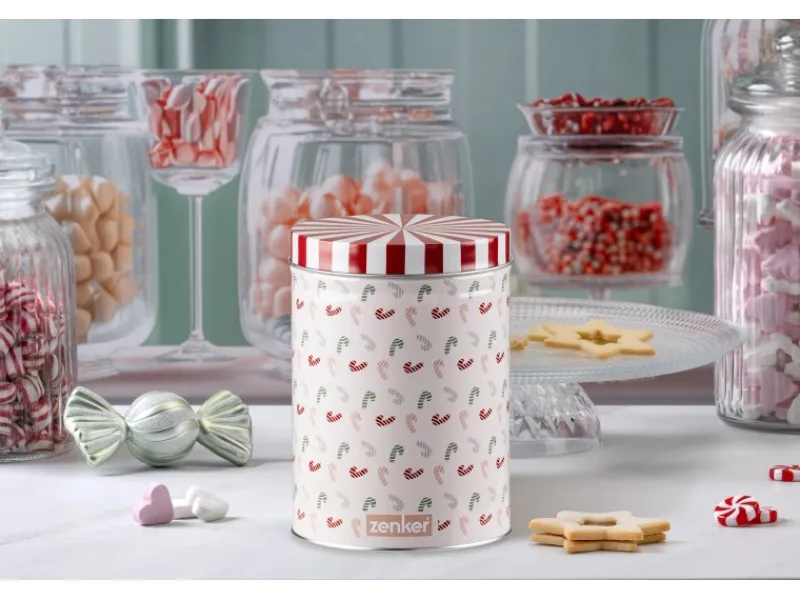 Zenker Patisserie Vorratsdosen|Küchenhelfer<Zenker Gebäckdose Candy Motiv Mehrfarbig