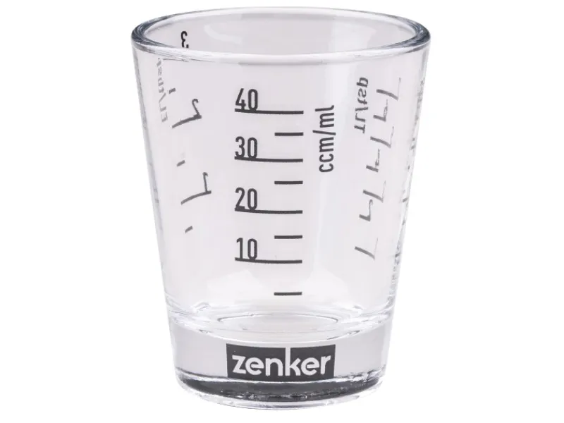Zenker Patisserie Zenker Messbecher aus Glas 40 ml Transparent< Küchenhelfer