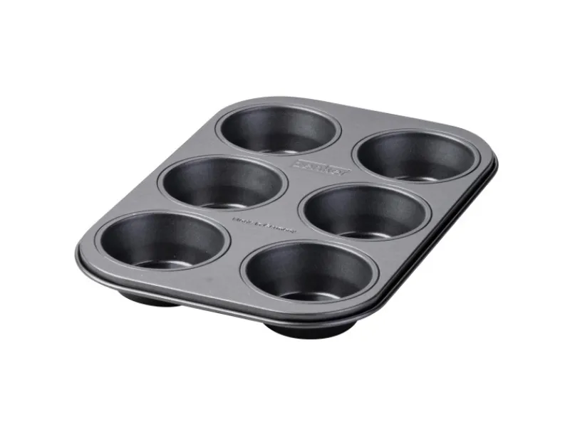 Küchenhelfer<Zenker Muffinform 6er 28 cm x 19 cm Anthrazit