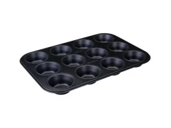 Küchenhelfer<Zenker Muffinform 12er 38 cm x 26 cm Schwarz