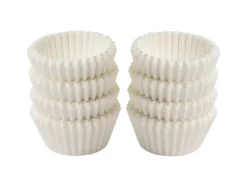 Zenker Papier-Pralinenförmchen Fair Ø 25 mm x 20 mm Weiß 200 Stück< Küchenhelfer