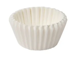 Zenker Papier-Pralinenförmchen Fair Ø 25 mm x 20 mm Weiß 200 Stück< Küchenhelfer