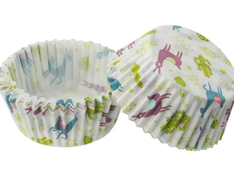 Best Zenker Patisserie Papierbackförmchen Lama/Kaktus 50 Stück