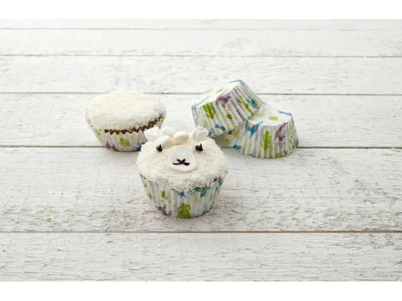 Best Zenker Patisserie Papierbackförmchen Lama/Kaktus 50 Stück