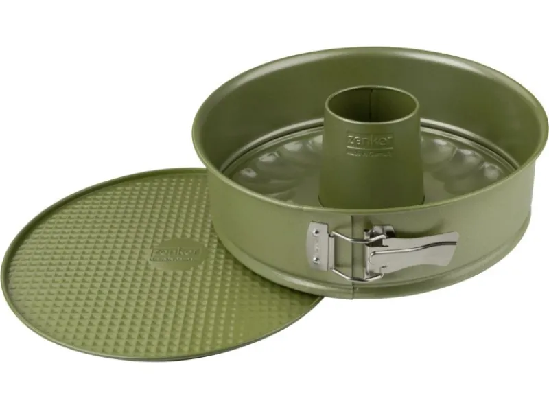 Küchenhelfer<Zenker Springform Flach- und Rohrboden Green Vision Ø 26 cm x 7,5 cm