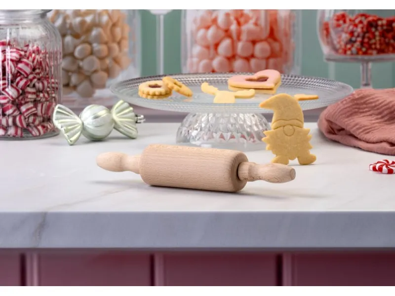 Zenker Patisserie Küchenhelfer<Zenker Teigrolle Holz Natur