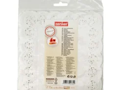 Clearance Zenker Tortendeckchen 20 cm x 40 cm Weiß 15 Stück