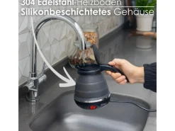 Zilan Haushaltsgeräte<ZLN-1986 Reisewasserkocher Faltbar 0,5 L