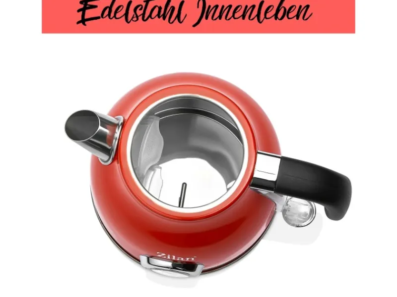 Zilan ZLN-7033 Retro Wasserkocher 1,7 L 2000 Watt< Haushaltsgeräte