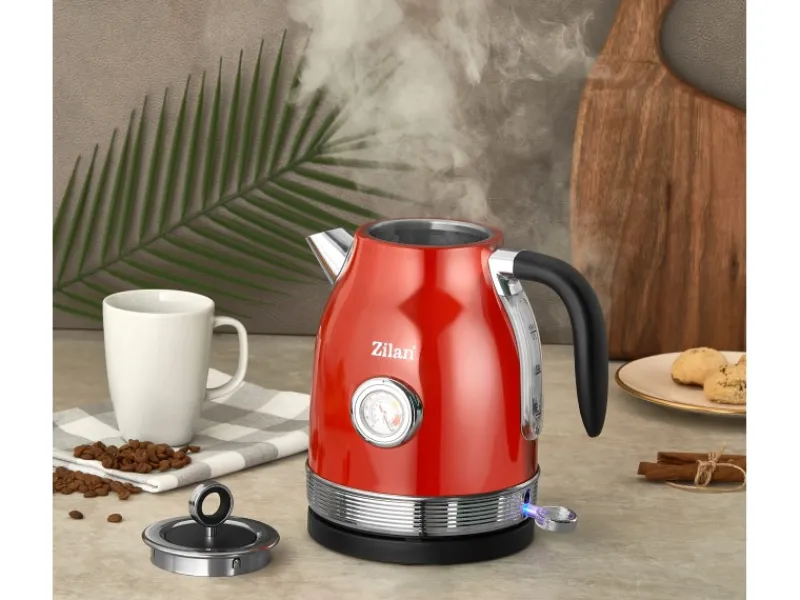 Zilan ZLN-7033 Retro Wasserkocher 1,7 L 2000 Watt< Haushaltsgeräte