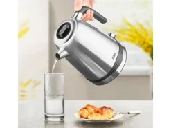 Zilan Haushaltsgeräte<ZLN-1000 Wasserkocher mit Temperatureinstellung Edelstahl 1,7 L