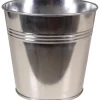 New Zink-Übertopf Ø 16 cm x 14 cm Silber